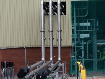 Frankley WTW Lime Plant: Dosing Pipework