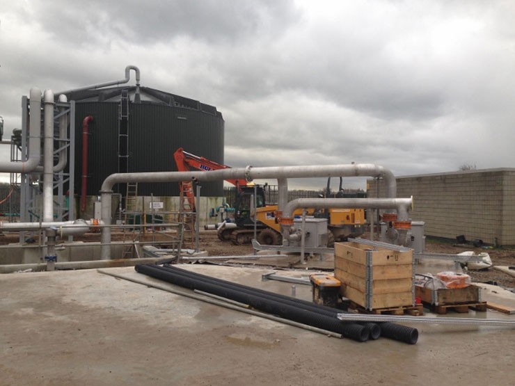 Leigh Waste Water Treatment New Biogas System