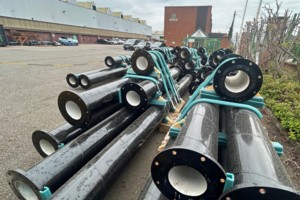 Cement pipes